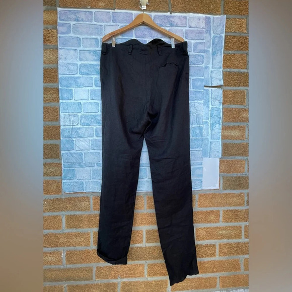 Elena Dawson linen trousers pants size large - Picture 7 of 16